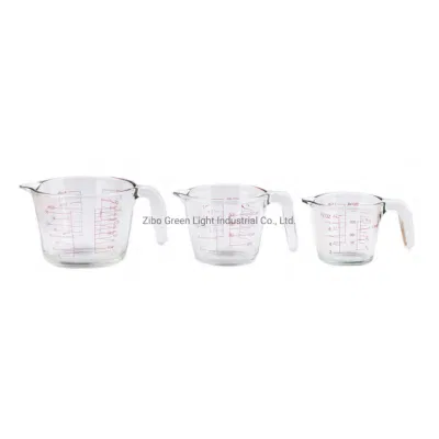 Misurino in vetro borosilicato da 300 ml, 500 ml, 1000 ml con manico