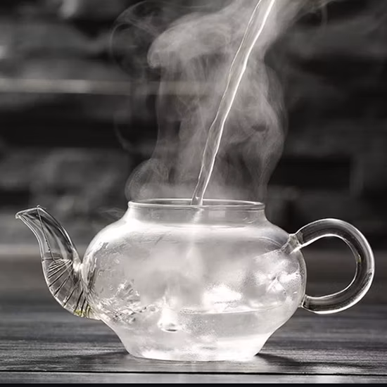 Set di teiere in vetro borosilicato mini piccole da 200 ml